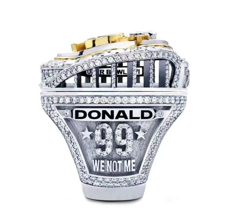 5 player 2021 2022  american football team champions championship ring stafford kupp ramsey donald mcvay fan gift