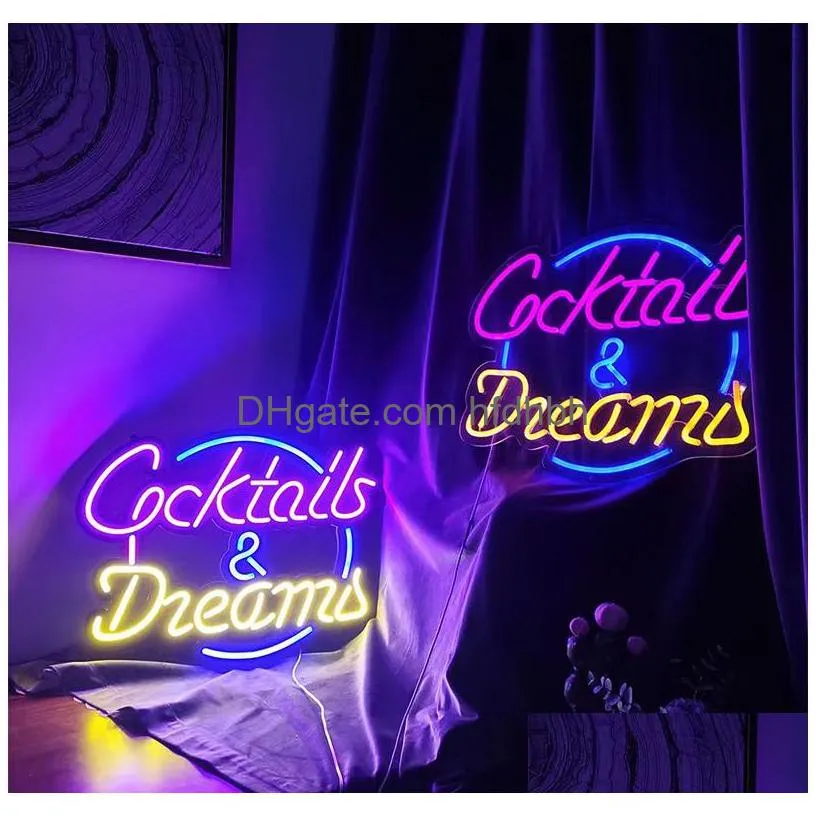 led neon sign custom signs light shop pub store garm home wedding birthday party wall decor lamp