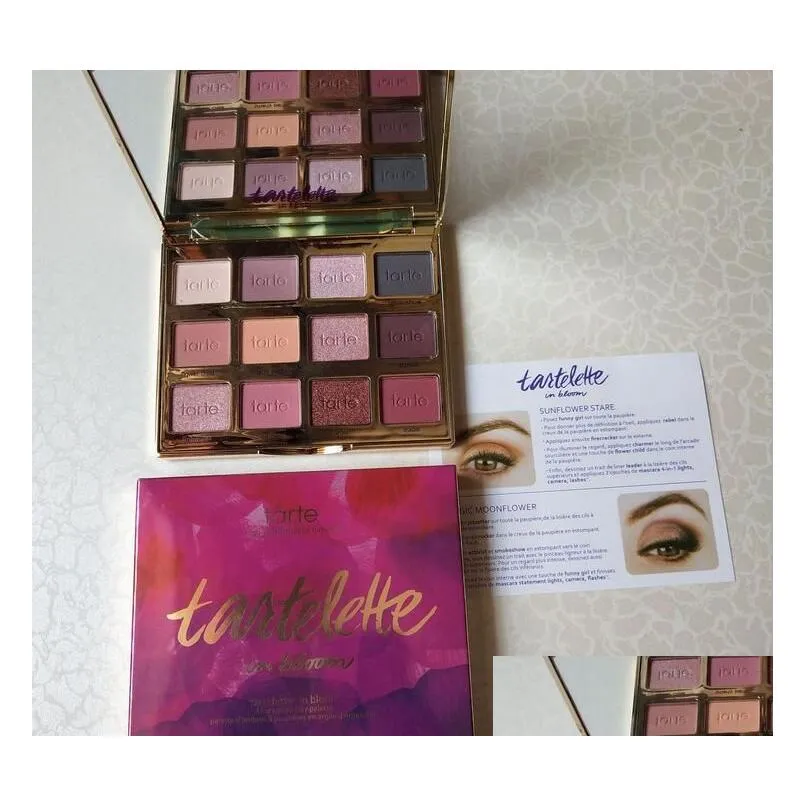 brand tatre pressed pigment 12 colors kyshaow palette in bloom and toasted eyeshadow palette tartelettetoasted 3 styles fast