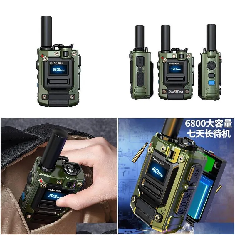 public network 4g 3g 2g wcdma walkie talkie integrated dual frequency two way radio unlimited distance of 5000 kilometers