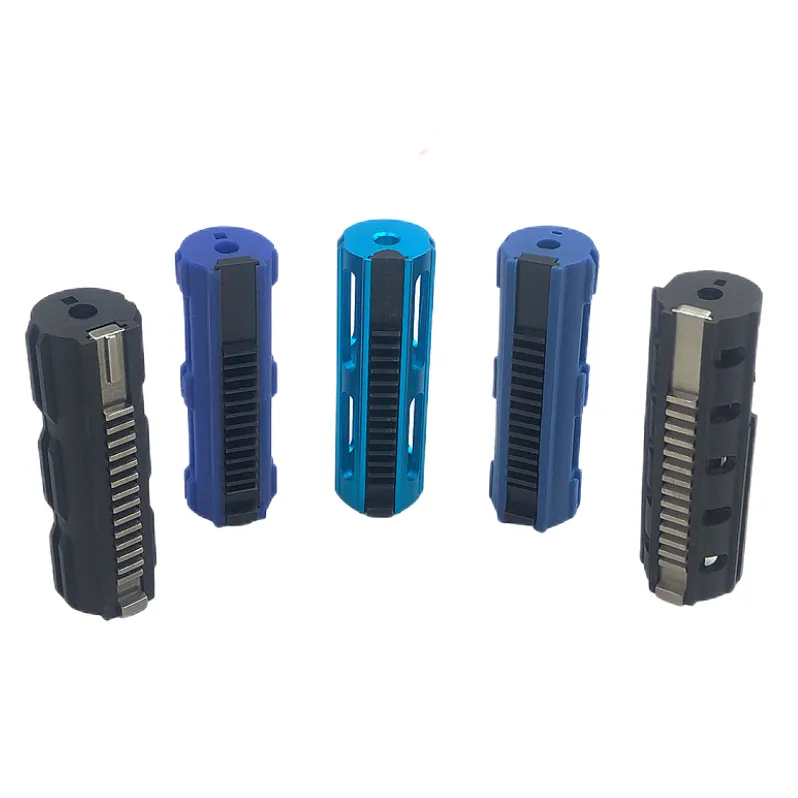 tactical accessories hunting accessories shs 14teeth piston lightweight blue fibre reinforced full steel for airsoft m4 ak g36 mp5