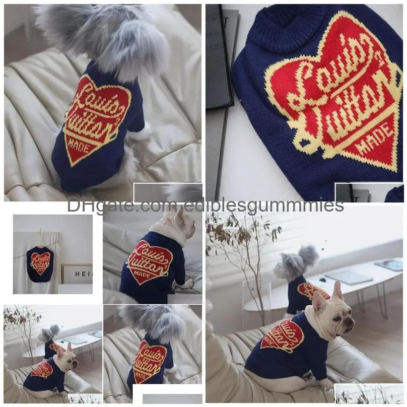 dog apparel autumn winter warm clothes designer sweater schnauzer french bldog teddy small medium luxury cat sweatshirt pet items dr