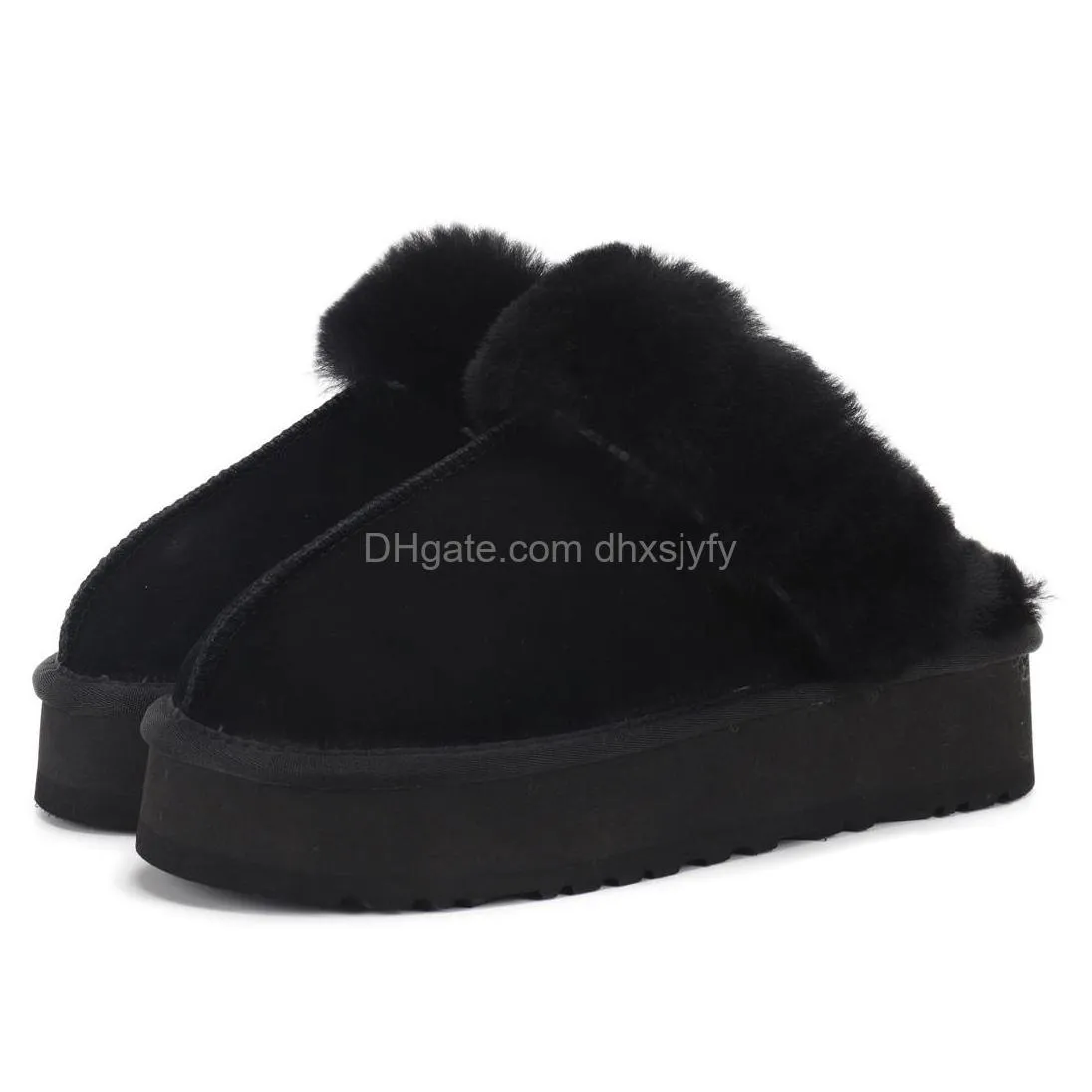 designer fluffy snow boots mini women winter australia platform ug boot fur slipper ankle wool shoes sheepskin real leather classic designer
