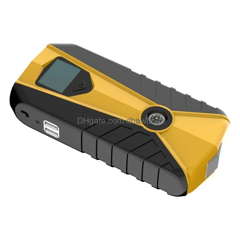 high performance portable car jump starter power bank 16800mah auto battery supply with emergency lighting function