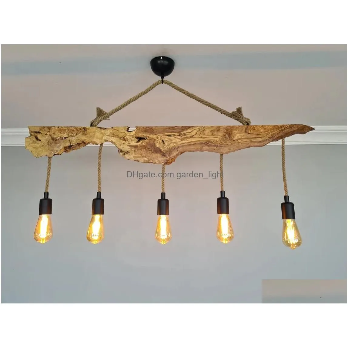 rustic lighting fixture for kitchen island wooden farmhouse ceiling light