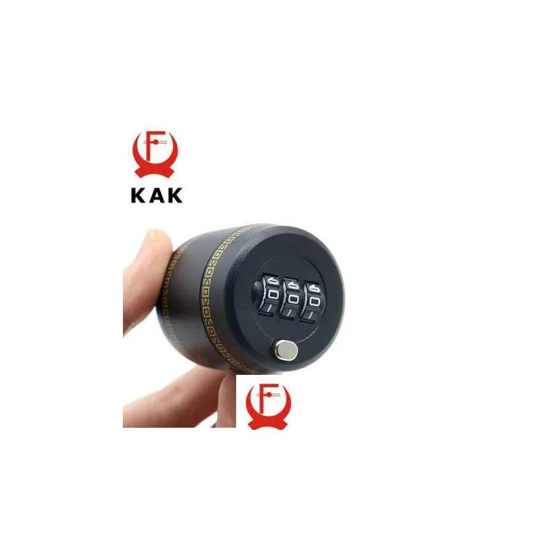 kak plastic bottle password lock combination lock wine stopper vacuum plug device preservation for furniture lock hardware