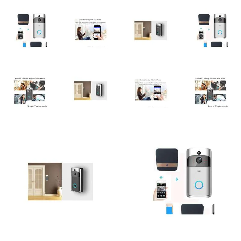 door bell camera ip video intercom wifi video door phone ring door bell wifi doorbell camera for apartments wireless doorbell