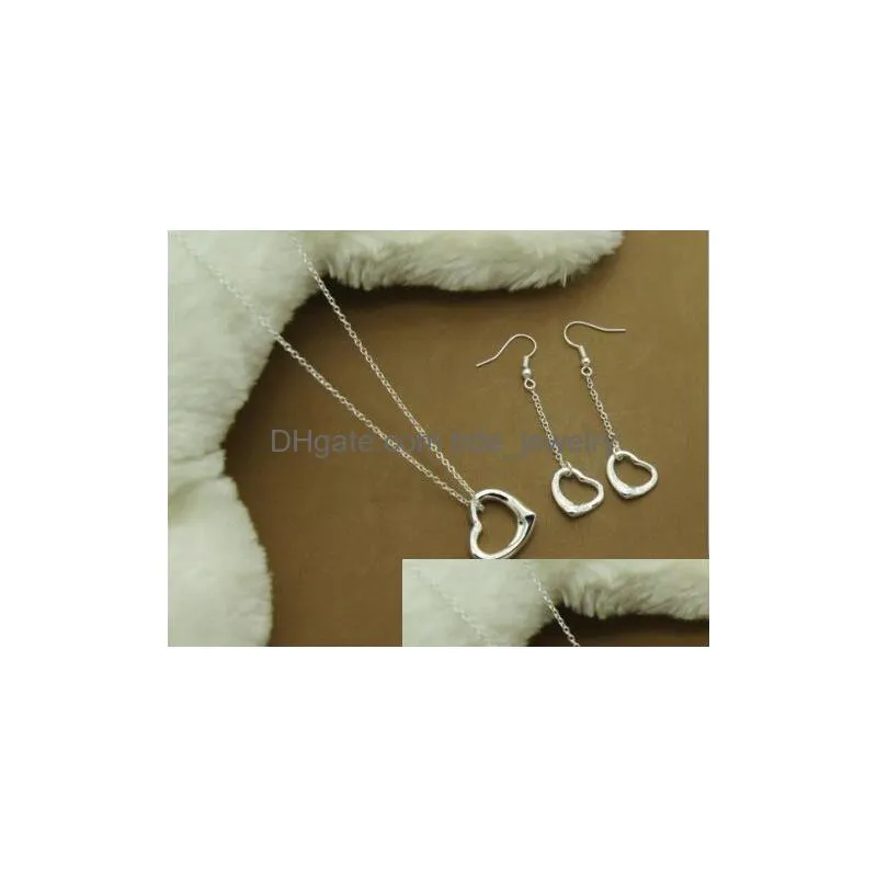 12 styles 925 sterling silver fashion earringsaddnecklace jewelry set