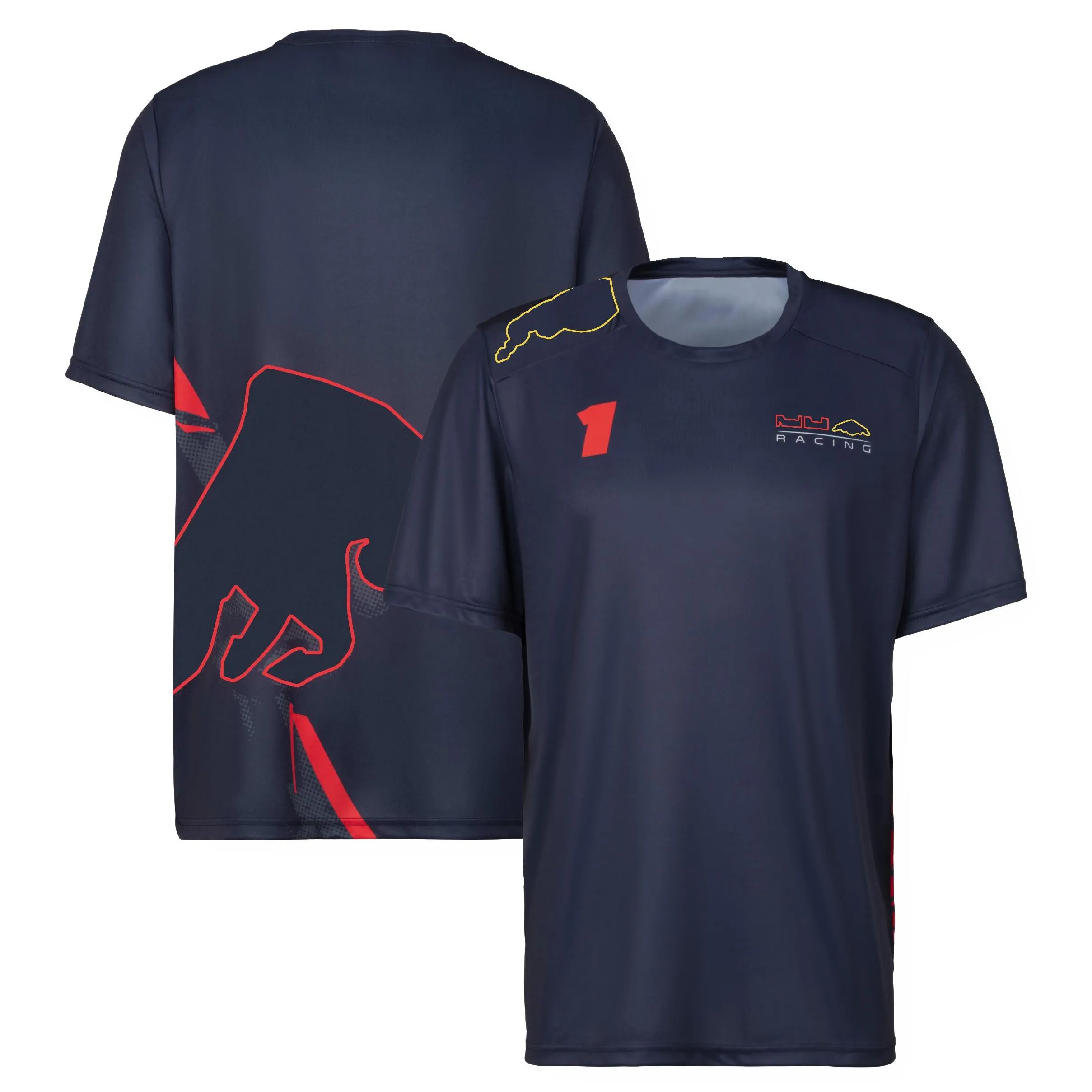 f1 formula 1 team jersey new short sleeve fan polo shirt men`s custom racing suit