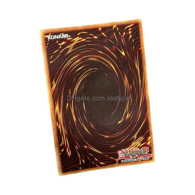 card games 72pcs yugioh card holographic letter in english dark magician girl blue eyes collection yu gi oh xyz monster trading card game
