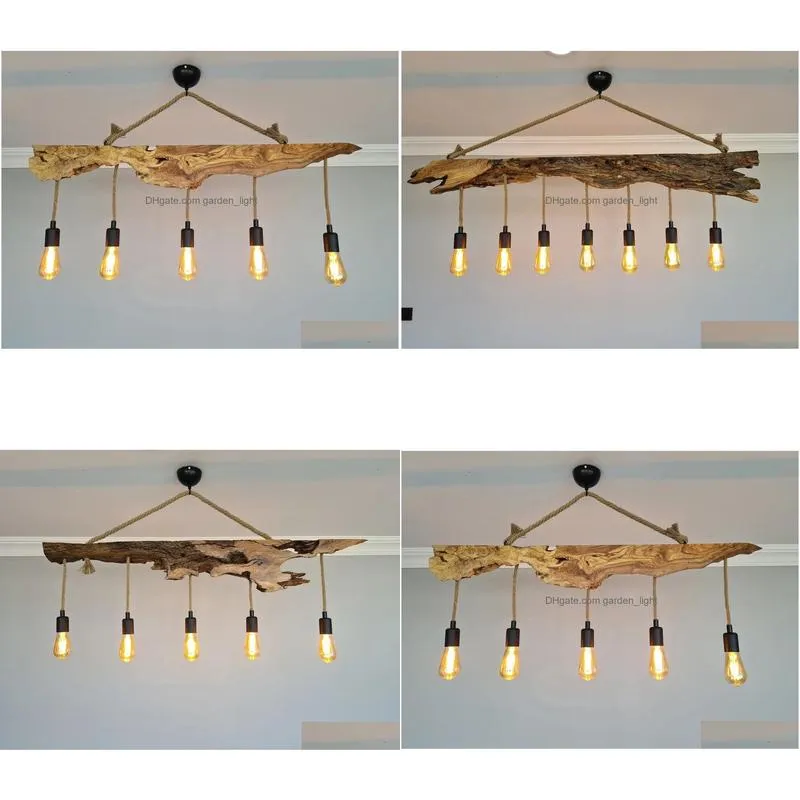 rustic lighting fixture for kitchen island wooden farmhouse ceiling light