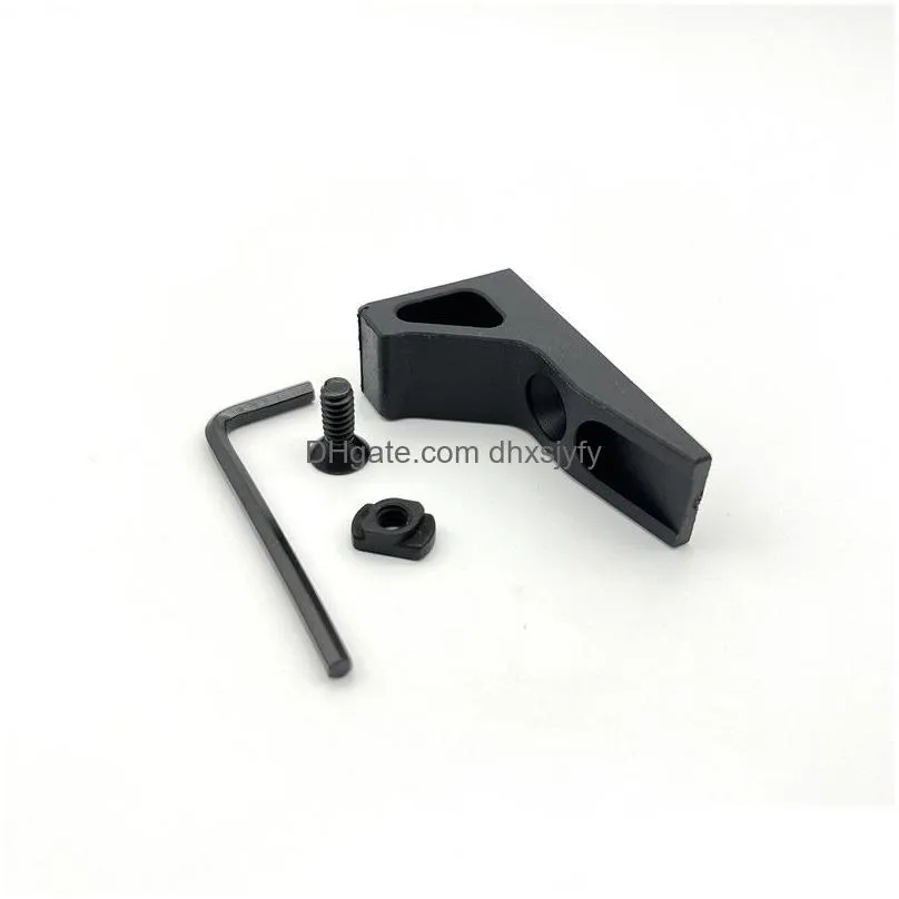 tactical accessories slr barricade handstop for m-lok / mlok black nylon lightweight for hunting