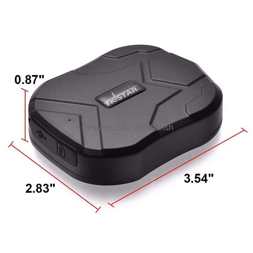 tk905 quad band car gps tracker 5000mah long life battery standby strong magnetic waterproof real time tracking device vehicle locator