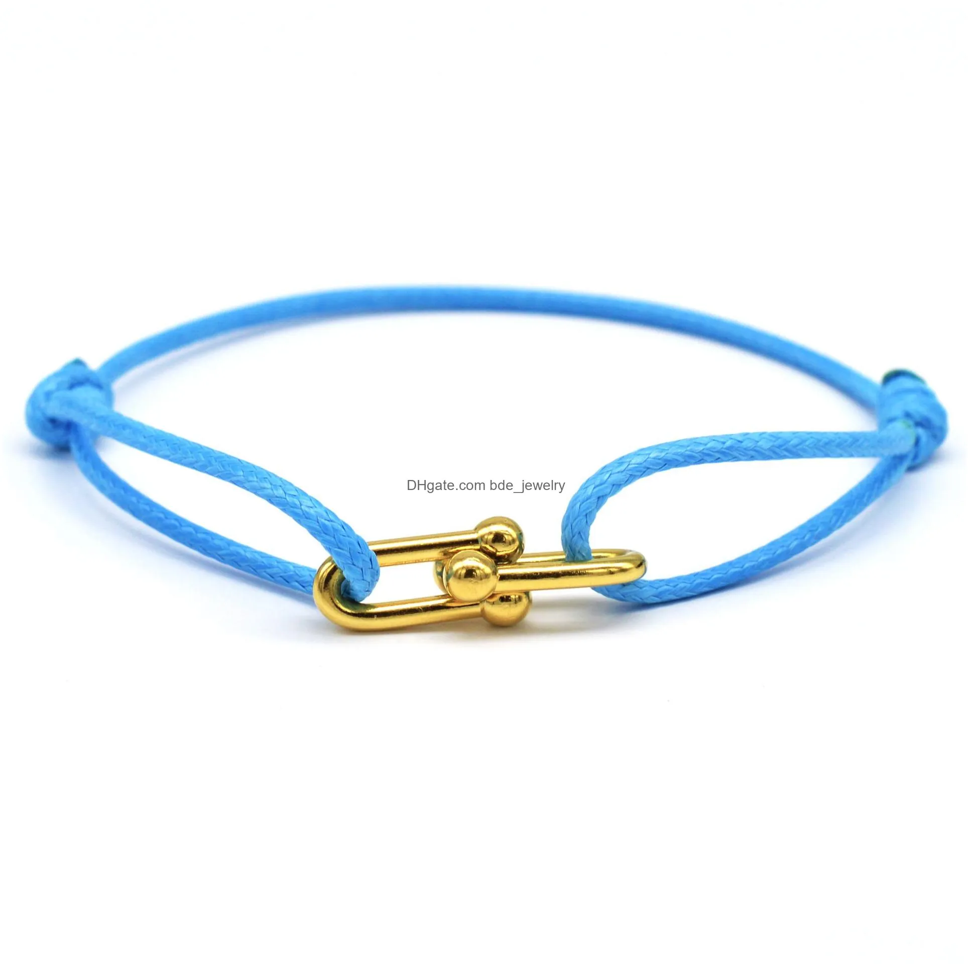 charm bracelets designer double u letter couple bracelet adjustable diy bracelets wholesales bijoux jewelers