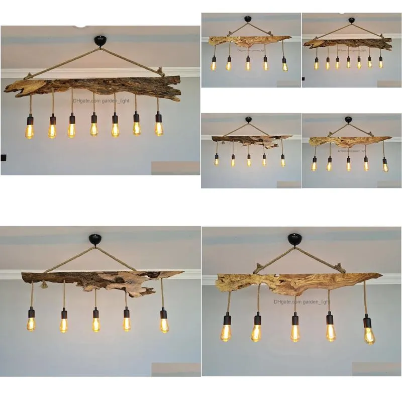 rustic lighting fixture for kitchen island wooden farmhouse ceiling light