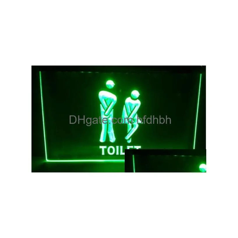 funny toilet entrance beer bar pub club 3d signs led neon light sign home decor crafts