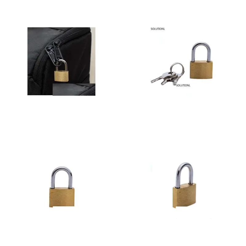 20mm small copper lock luggage case padlock box case lock mini locks lovers lock home improvement hardware