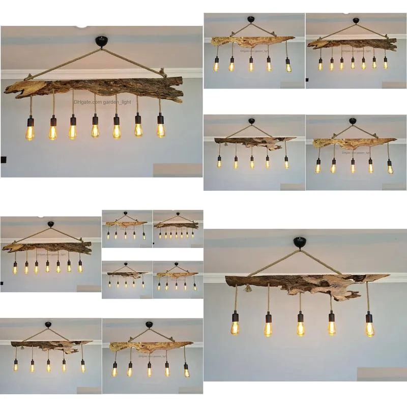 rustic lighting fixture for kitchen island wooden farmhouse ceiling light