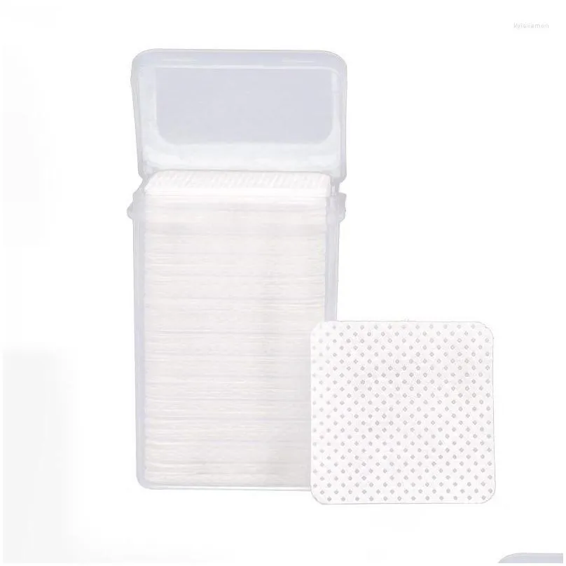 200pcs wipes paper cotton eyelash glue remover pads wipe the mouth of bottle prevent clogging lint- cleaner