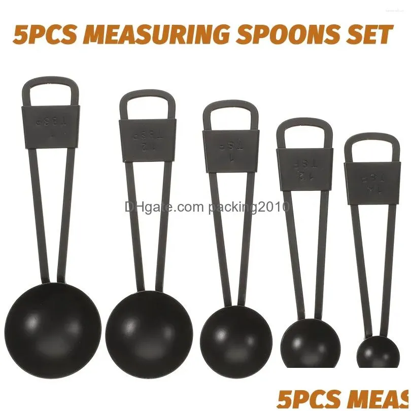 Measuring Tools Spoons Set Stainless Steel Nesting Measure Graduated Spoon Kitchen Baking Dry Liquid Ingredients Drop Delivery Dhaob