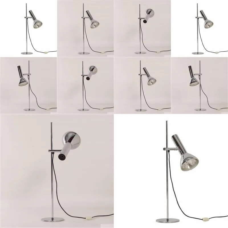 Desk Lamps Chrome Table Lamp By Hustadt Leuchten Drop Delivery Lights Lighting Lamps Shades Ot9E5