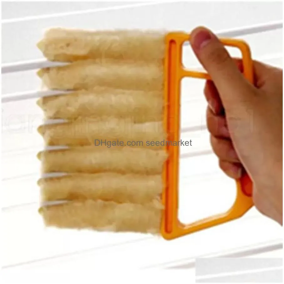 useful microfiber window cleaning brush air conditioner duster mini shutter cleaner washable cleaning cloth brushs