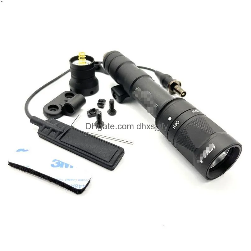 tactical accessories flashlight surefir m640b m640c m640u m640w scout light hunting softair lights with side mount fit mlok keymod 20mm