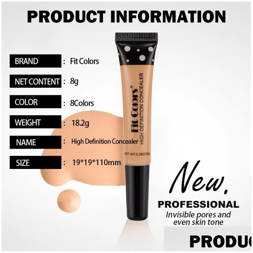 high definition concealer skin repairing and nourishing hose concealers liquid makeup base to cover black circles eye spots