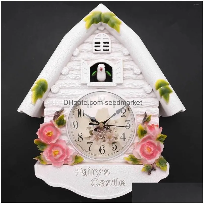 wall clocks cute bird clock cuckoo alarm living room watch brief children bedroom decor home day time a