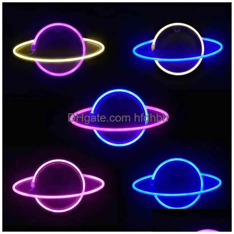 led neon sign smd2835 indoor night light love heart rainbow cat home lighting model usb decorations table lamps for holiday xmas party