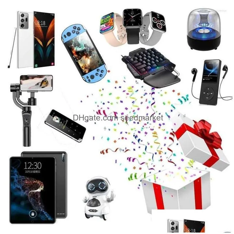 gift wrap lucky mystery boxes high quality random different electronic products more most home item anything possiblegift