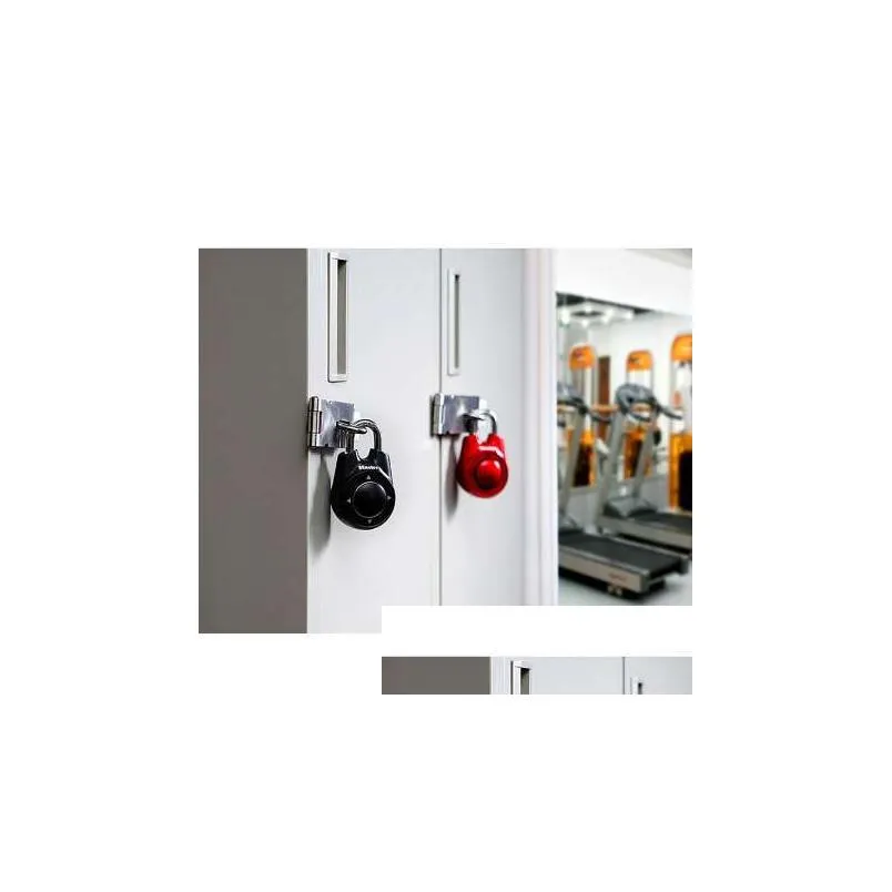 master lock portable assorted colors gym school health club combination password directional padlock locker door lock 5 color