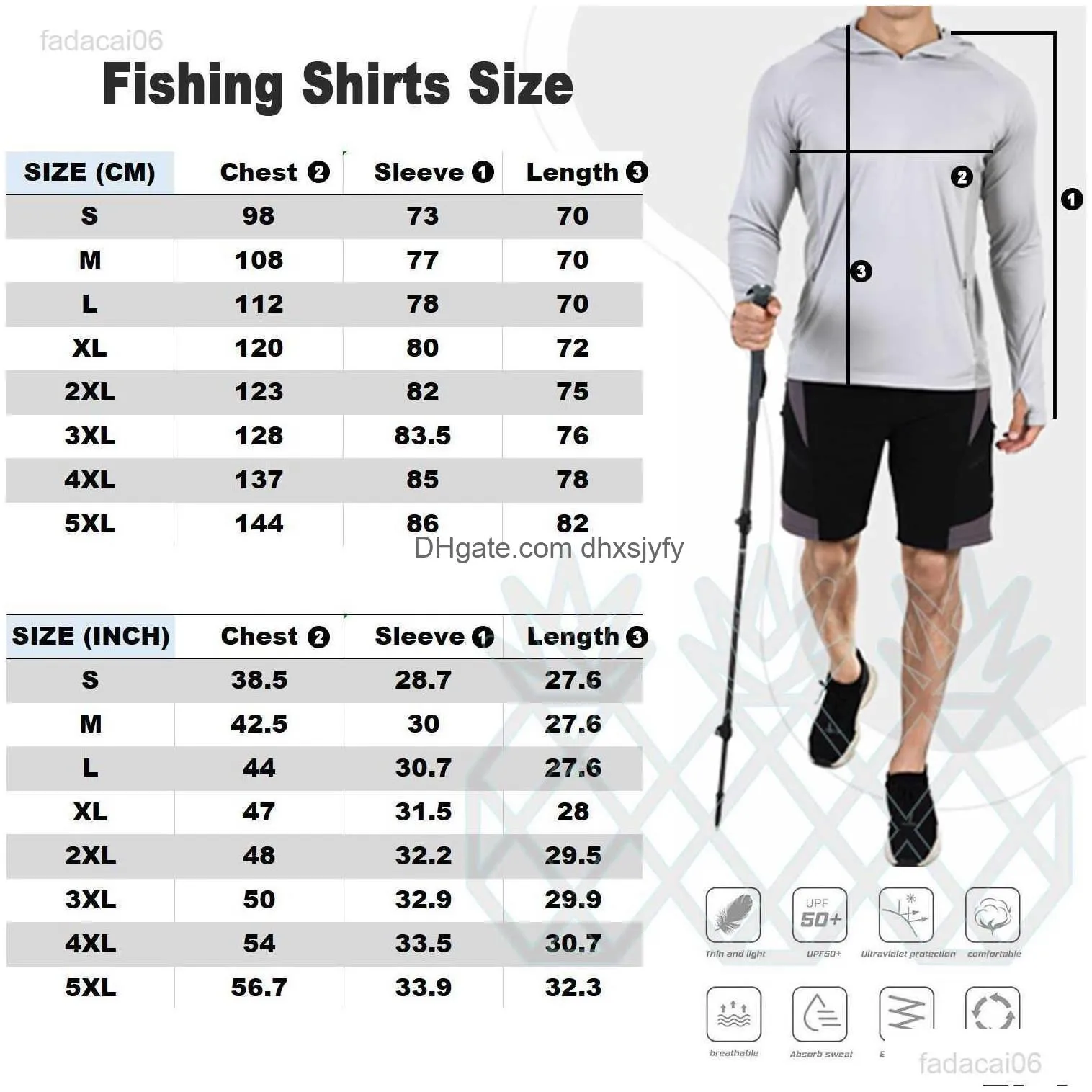 fishing accessories aftco fishing clothing summer mens long sleeve sun protection fishing shirts outdoor hiking t-shirt camisa de pesca fishing top