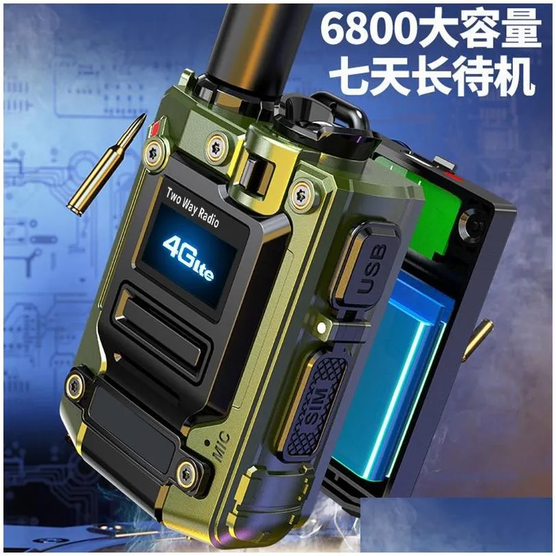 public network 4g 3g 2g wcdma walkie talkie integrated dual frequency two way radio unlimited distance of 5000 kilometers