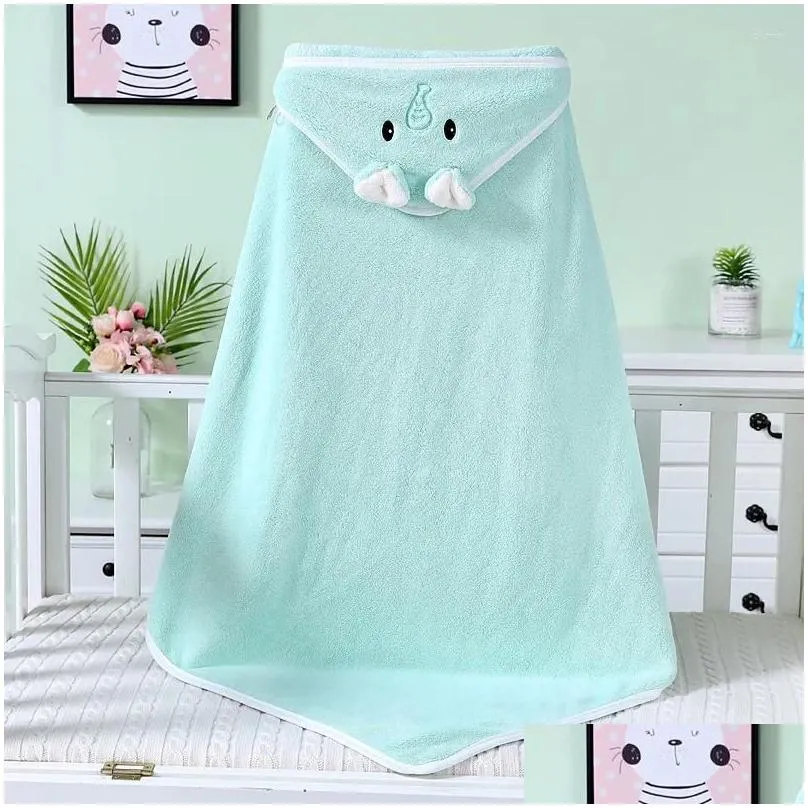 blankets baby hooded cartoon coral fleece towels born kids bathrobe super soft bath towel blanket warm sleeping swaddle wrap