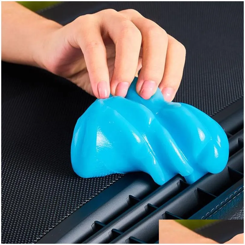super auto car cleaning pad glue powder magic cleaner dust remover gel home computer keyboard clean tool clean7097080