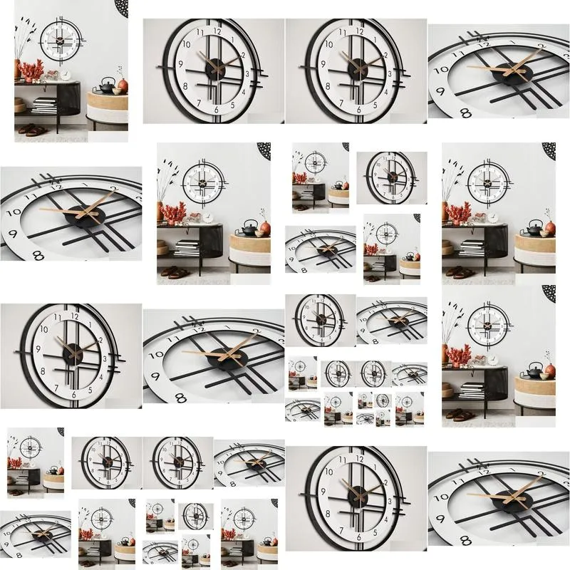 Wall Clocks Large Wall Clock Unique Clocks For Modern Numbers Livingroom Drop Delivery Home Garden Home Decor Clocks Otyc3