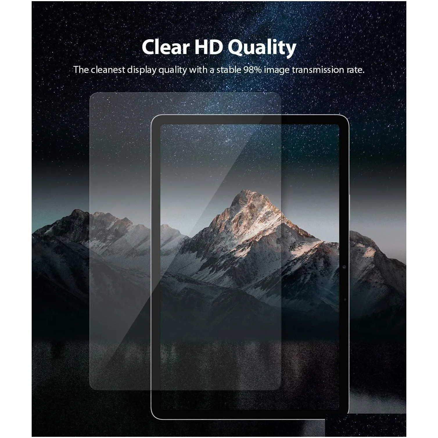 screen protector for samsung galaxy tab s9 (11 inch) / tab s9 fe (10.9 inch), hd tempered glass 9h film guard