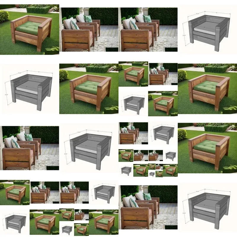 Garden Sets Outdoor Chair Plans Wood Furniture Diy Drop Delivery Home Garden Furniture Outdoor Furniture Ott03