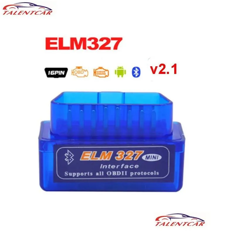 mini v2.1 elm327- obd2 blutoth adapter ulme 327 v1.5 obdii scanner diagnosescan-werkzeug auto code reader obdii elm327