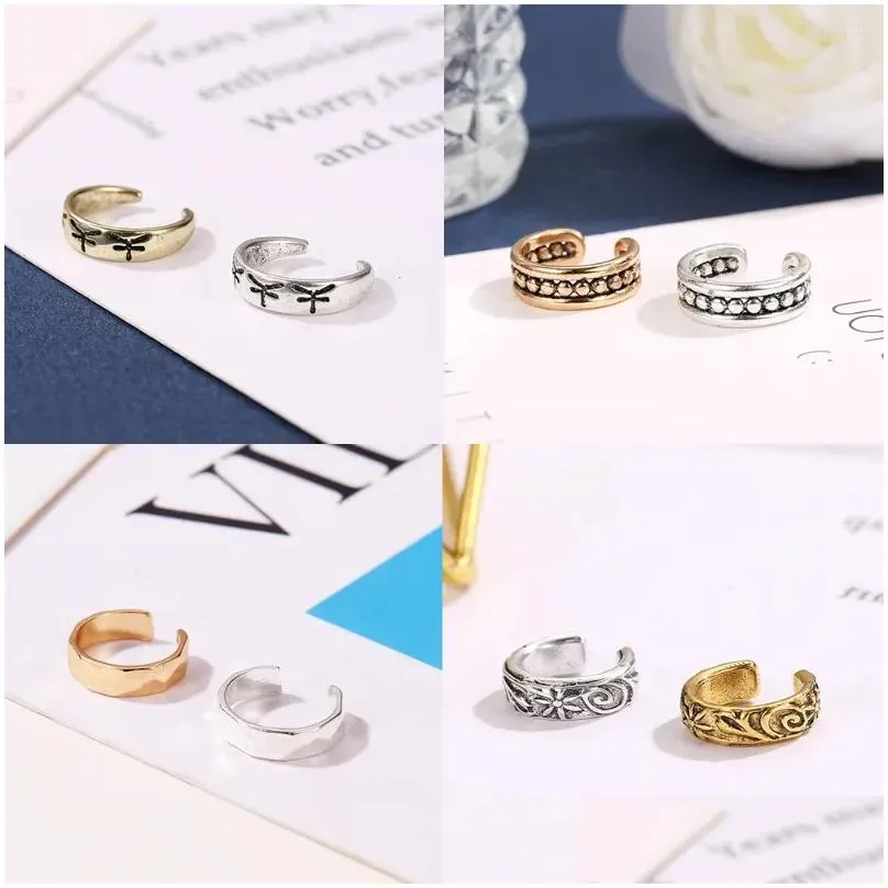 backs earrings bohemian ear cuff earring for women multicolor c-shape no pierced small bridal wedding clip jewelry gifts