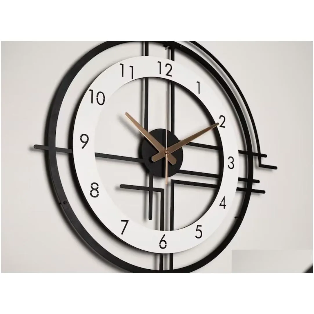 Wall Clocks Large Wall Clock Unique Clocks For Modern Numbers Livingroom Drop Delivery Home Garden Home Decor Clocks Otyc3