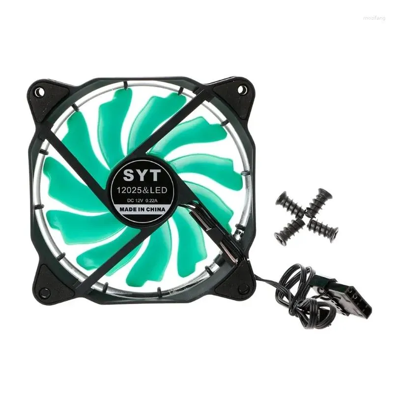 computer coolings for case 120mm led red blue green cpu cooling fan 1 dropship