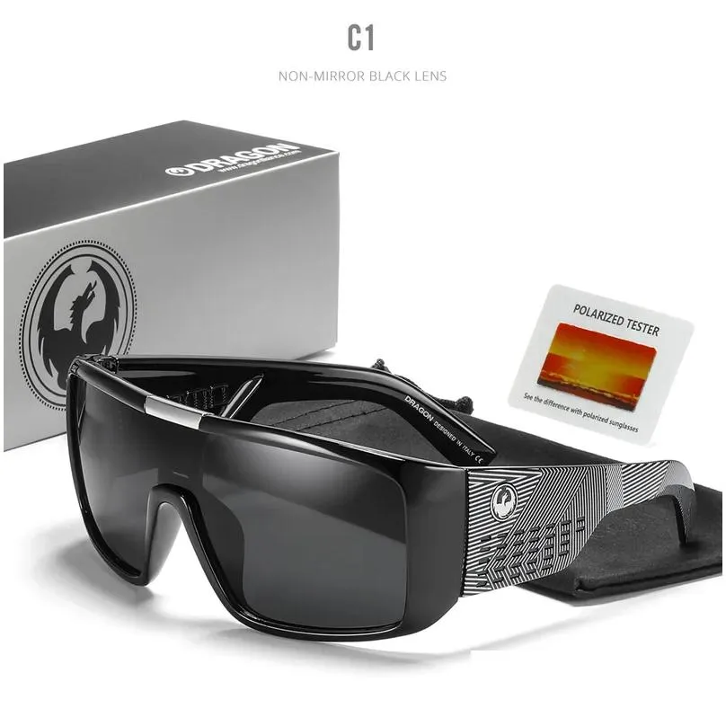 dragon domo sunglasses men sport cycling polarized women outdoor bicycle glasses bike goggles eyewear uv400 220520