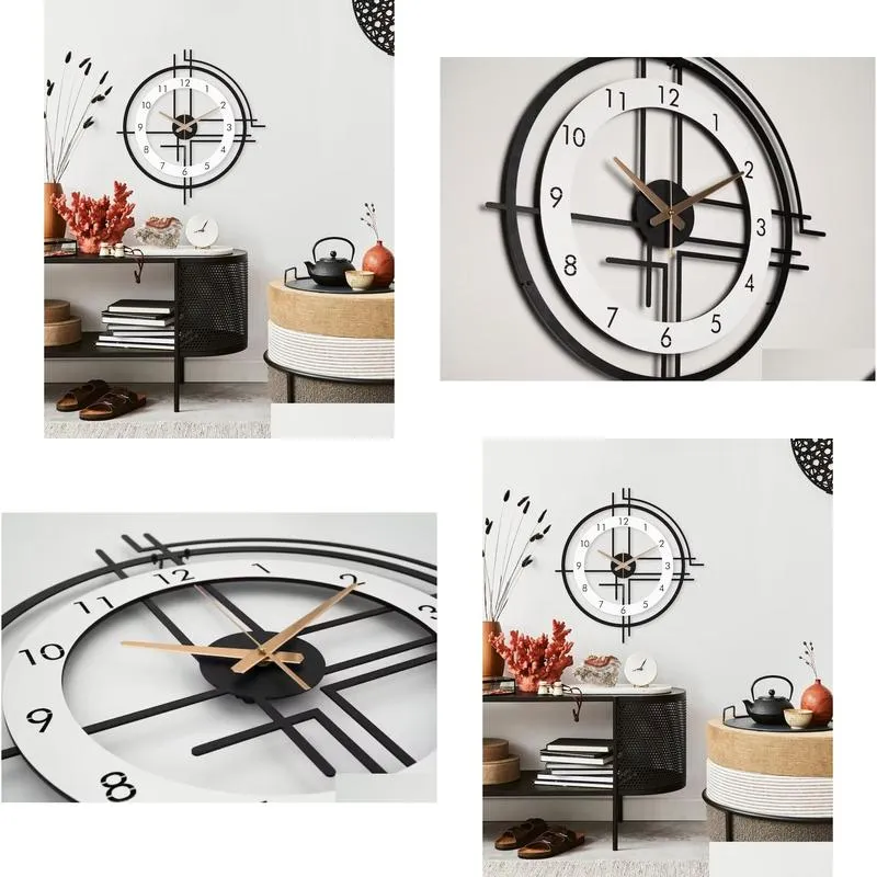 Wall Clocks Large Wall Clock Unique Clocks For Modern Numbers Livingroom Drop Delivery Home Garden Home Decor Clocks Otyc3