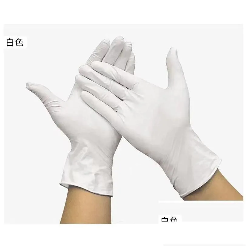 wholesale disposable gloves xingyu nitrile safety white strong black food grade 100pcs oem drop delivery office school business industrial sup