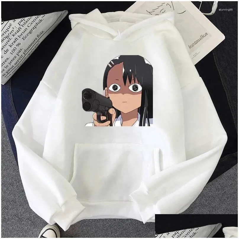 women`s hoodies est don`t toy with me miss nagatoro hoodie graphic for men sportswear cosplay anime clothes women purple sweatshirts