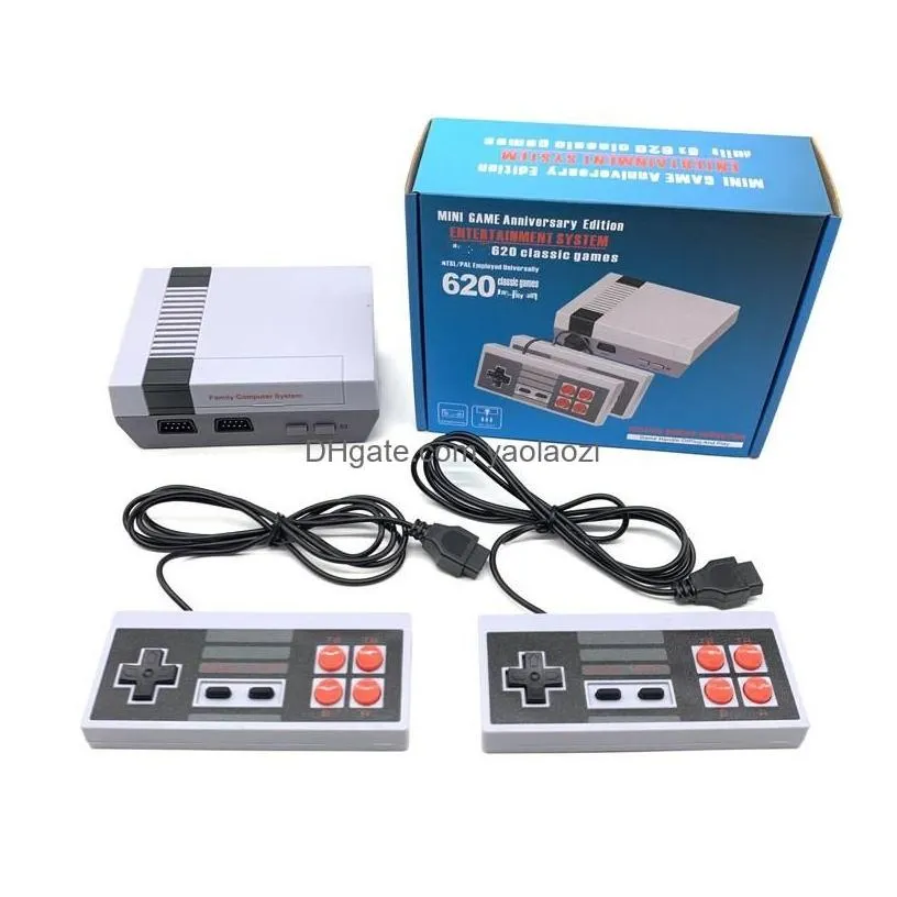 nostalgic host mini tv 620 games 256m memory video handheld game console entertainment pal ntsc with retail box drop delivery access