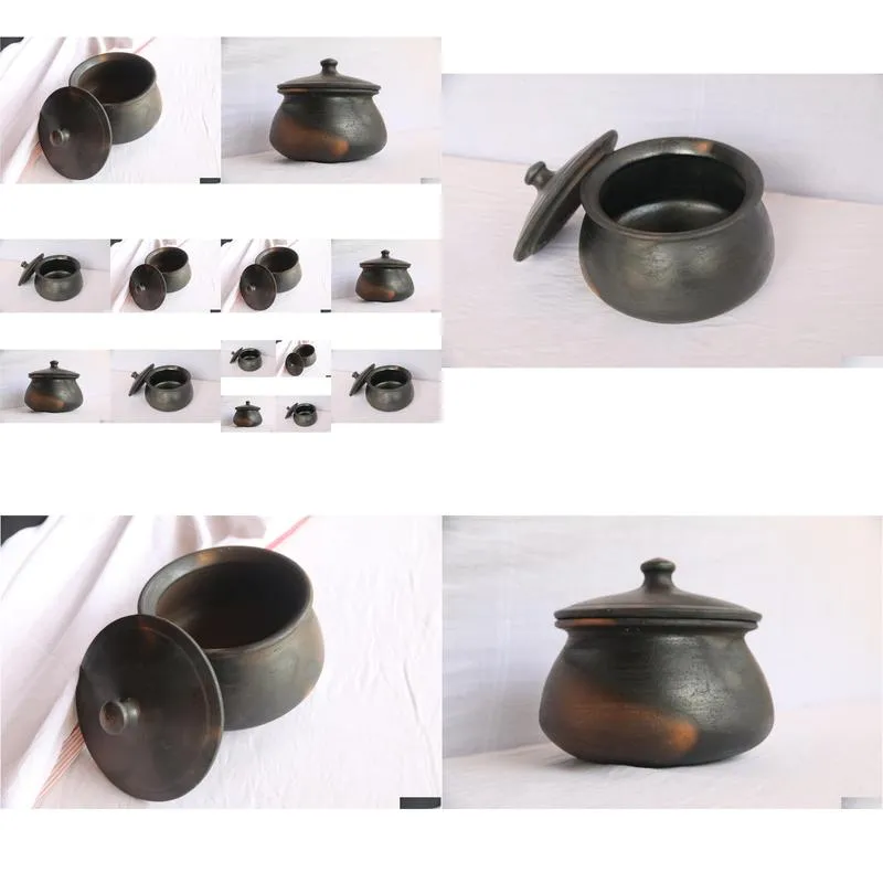 Cookware Parts Unglazed Pot/Clay Cookware Drop Delivery Home Garden Kitchen, Dining Bar Cookware Otnig