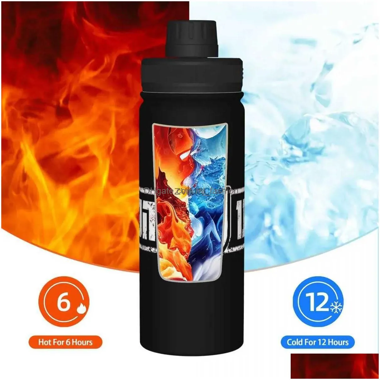 Water Bottle Hapoel Tel Aviv Fc Sports Insated Yq240110 Drop Delivery Dhelv